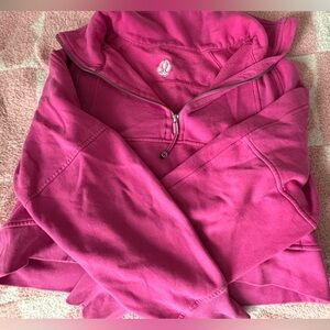 discontinued sonic pink oversized funnel neck scuba